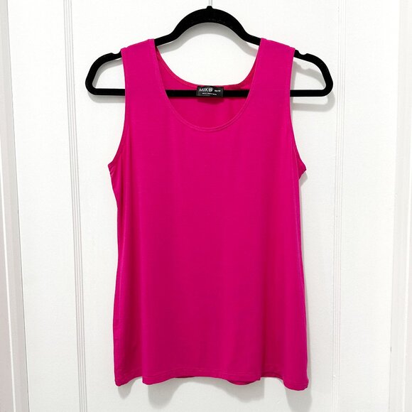 Miik Reversible Relaxed-Fit Tank Top, Bright Pink - Picture 3 of 6
